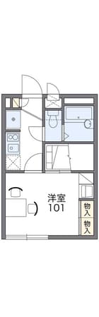 加美駅 徒歩12分 2階の物件間取画像